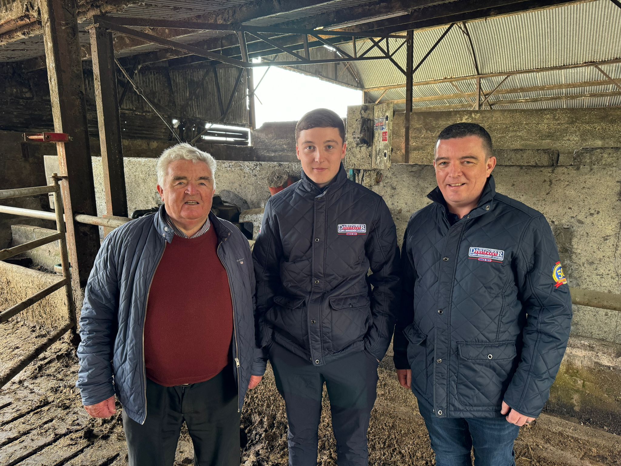 Three generations of O Donovans visiting our first ever Smart Slurry Aeration System that was installed in Leamlara, Cork.